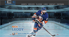 Desktop Screenshot of icehockeyagency.com